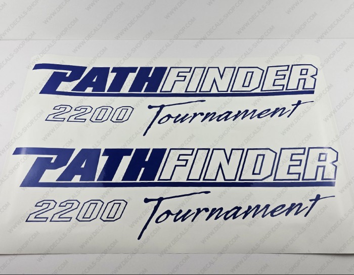 Pathfinder 2200 Tournament Boat Decal Set of 2 x 33"